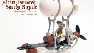 Steampunk LEGO Steam Speeder Spurs Swooning Sensations